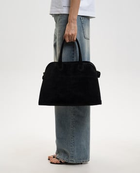 Babe Pay Pls Чорна замшева сумка-тоут 6243