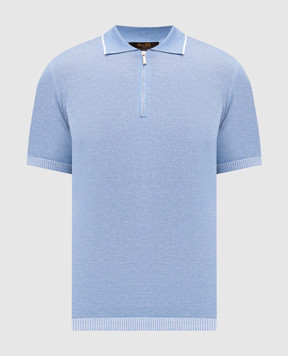 MooRER Блакитне поло COTY COTYVCR