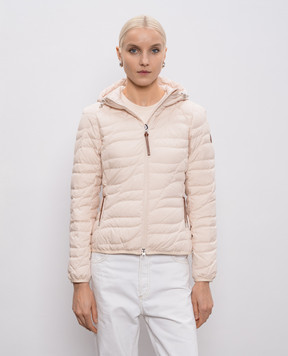 Moncler Бежевая пуховая куртка Delebiao L10931A00083597YW