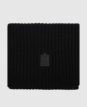 Mackage Чорний шарф з вовною NELL