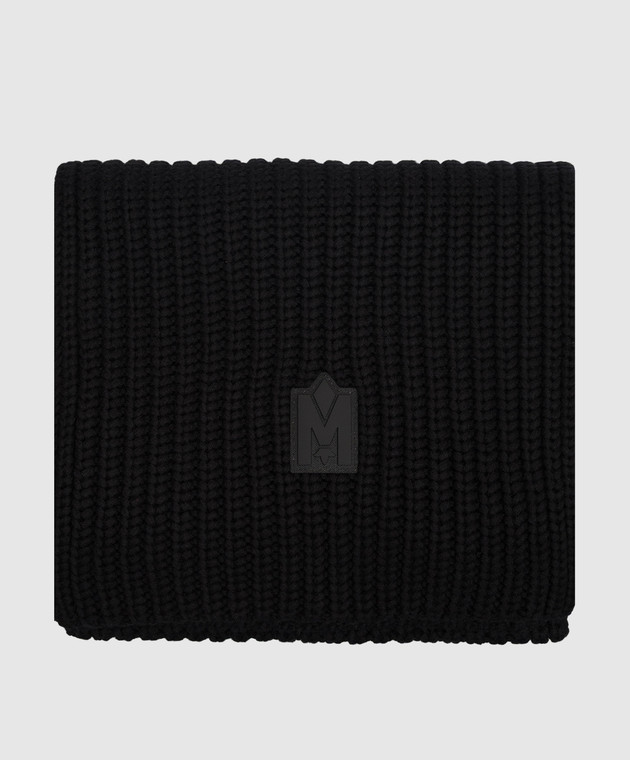 Mackage Чорний шарф з вовною NELL