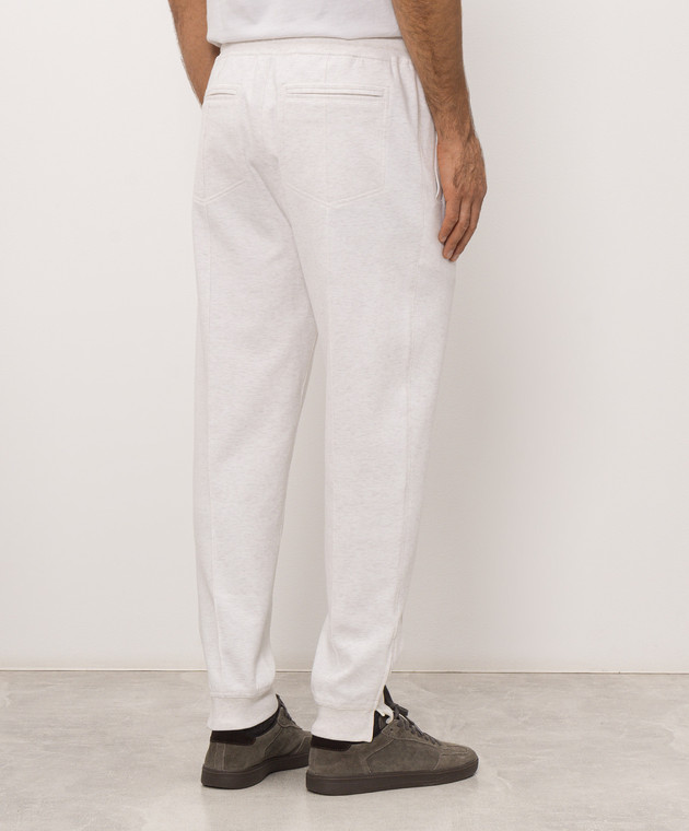 Brunello Cucinelli Джогери кольору айворі MR8073268G зображення 3