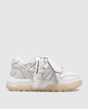 Off-White Білі шкіряні кросівки OOO Chunky OF05741101