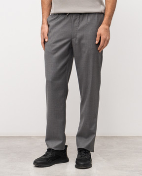 Sease Серые брюки из шерсти PT036TN700