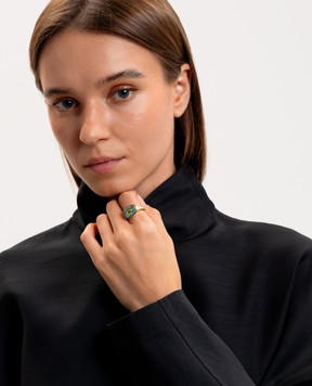 Swarovski Золотое кольцо Sublima с покрытием 18-каратным золотом 5759920