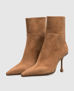 Jimmy Choo Коричневі замшеві ботильйони CYCAS CYCASAB80SUE