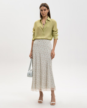 Ermanno Scervino Зеленая рубашка D482K358EMY