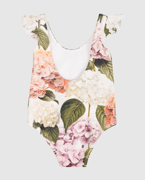 Dolce&Gabbana Дитячий купальник в принт з логотипом L2J869ON0CC