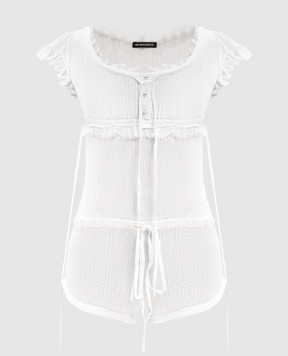 Ann Demeulemeester Білий комбінезон Eila B0013949FA736