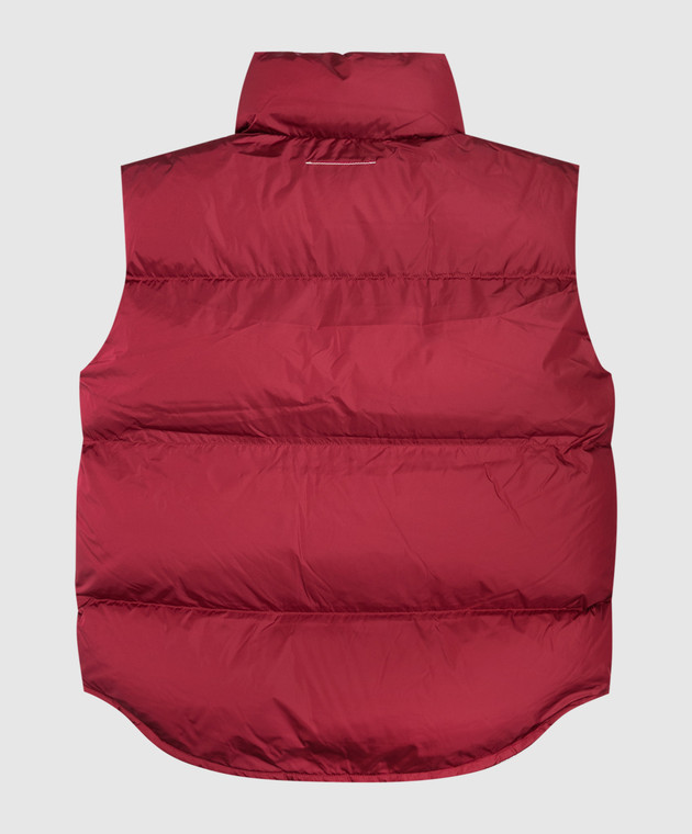 Maison Margiela MM6 Детский бордовый жилет M61092MM08B изображение 2
