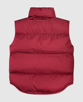 Maison Margiela MM6 Детский бордовый жилет M61092MM08B