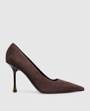 Jimmy Choo Коричневі замшеві туфлі Ixia IXIA95JRS