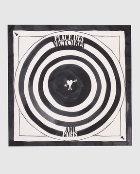 Ami Paris Платок из шелка Place Des Victoires USF689AW0032