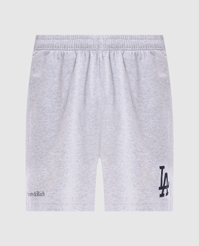 Sporty & Rich Сірі меланжеві шорти Dodgers Serif SH039714669GY03