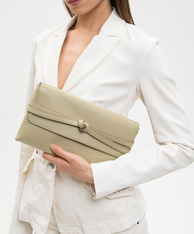 Gianni Chiarini Шкіряна сумка Belty кольору хакі BS12146COMMLSR зображення 2