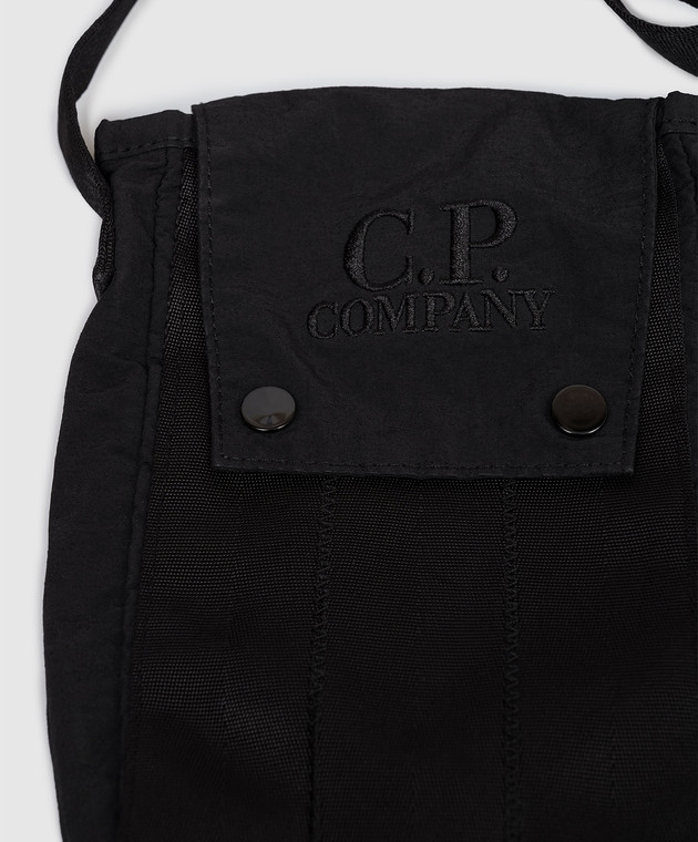 C.P. Company Черная сумка для телефона Plain Paper Touch MAC157A110188M изображение 4