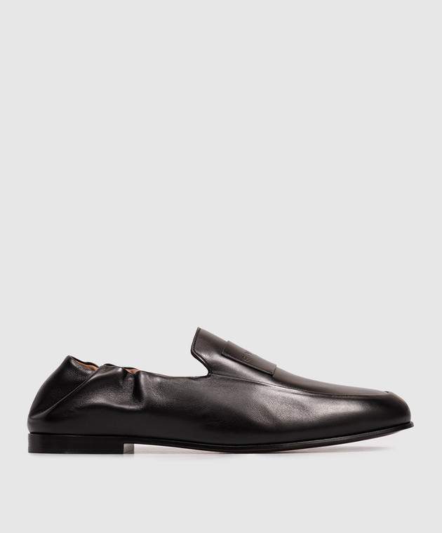 Givenchy Чорні шкіряні лофери Label BH203UH1Y5