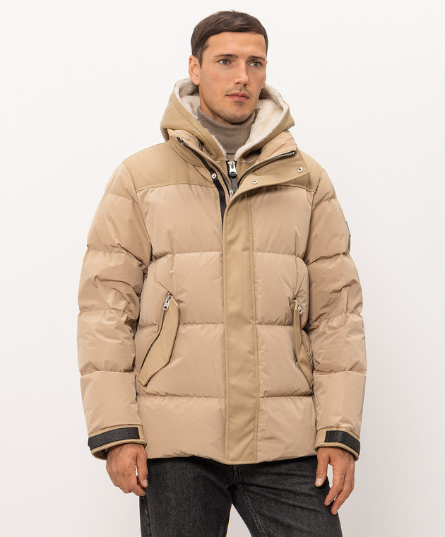 Mackage Бежевий пуховик RILEY RILEYZ зображення 3