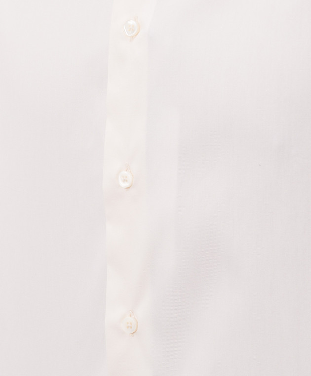 Canali Рубашка цвета айвори GA03807CCL7018 изображение 5