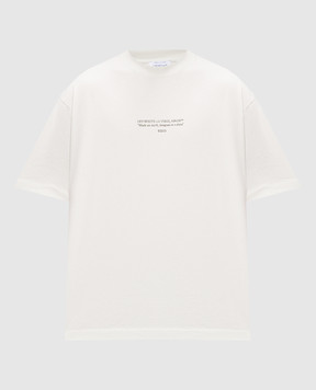 Off-White Зелена футболка з принтом логотипа 44MAA120S26J007