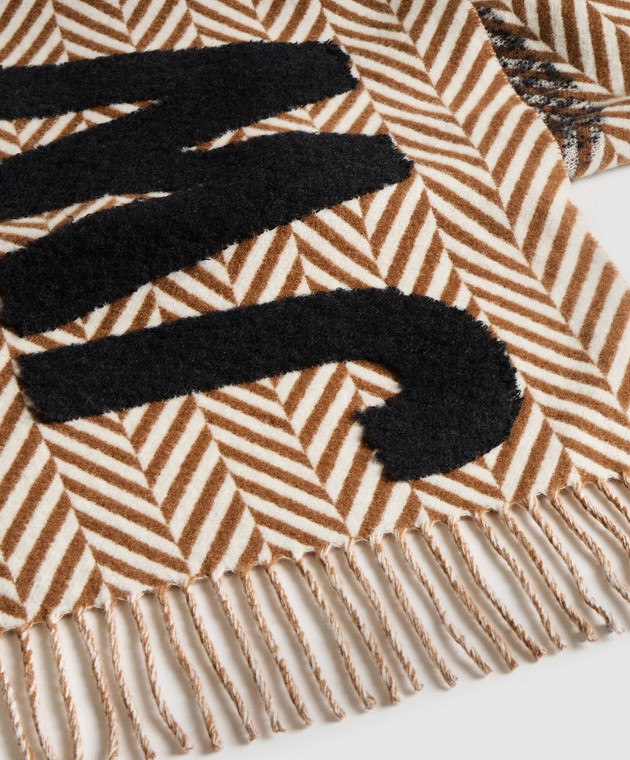 JW Anderson Шарф с шерстью с нашивкой логотипа SA0011FA0501 изображение 4
