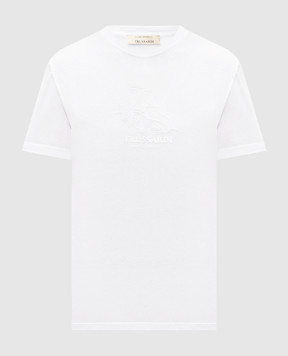Trussardi Біла футболка з принтом логотипа G0278300125NMTS11J02