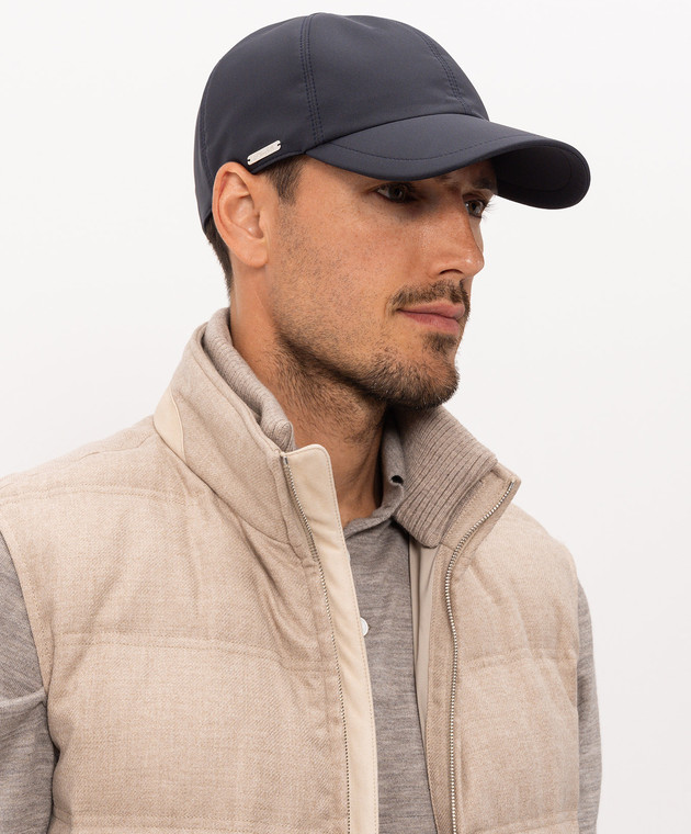 Enrico Mandelli Серая кепка CAP401519V изображение 2