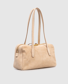 Gianni Chiarini Бежевая замшевая сумка Aryna BS12219CMPL
