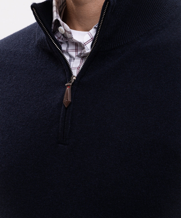 ISAIA Синий джемпер MG8493YP003 изображение 5