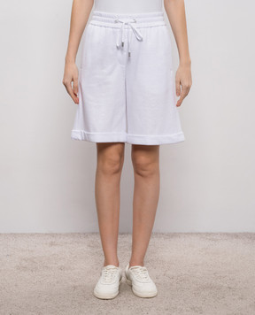 Peserico Белые шорты с льном P04392J006149