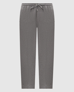 Mackage Серые спортивные штаны STANLEY-K в полоску STANLEYK