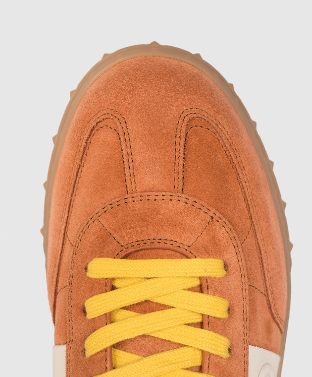Valentino Помаранчеві замшеві кросівки Upvillage 8Y2S0H77LAL зображення 5