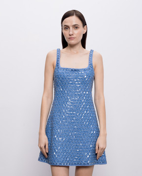 Simkhai Голубое платье Ziva с кристаллами 2261260CE