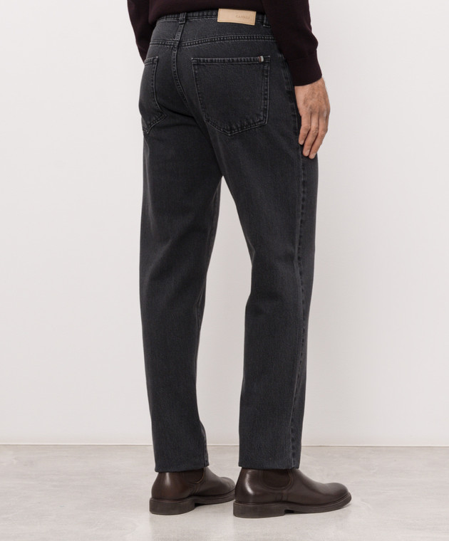 Canali Сірі джинси з патчем логотипа PD0166391747 зображення 4