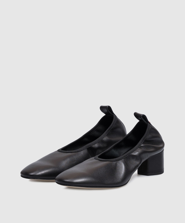 Aeyde Черные кожаные туфли Gemma PUHPPR45RO109FW24800007 изображение 2