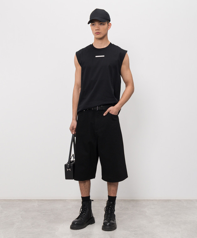 Heliot Emil Черная майка ASTRAPE M09144 изображение 2