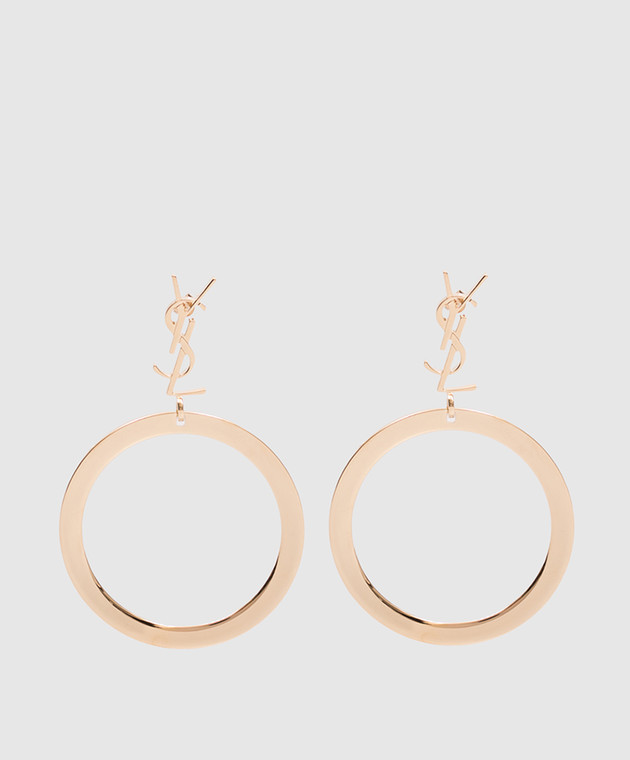 Saint Laurent сережки-конго CASSANDRE 784142Y1500