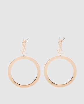 Saint Laurent Золотые серьги-конго CASSANDRE 784142Y1500