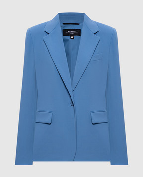 Max Mara Weekend Блакитний жакет WKDLAMINE з вовни WKDLAMINE