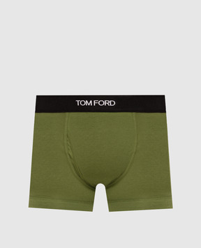 Tom Ford Зеленые трусы-боксеры T4LC31040