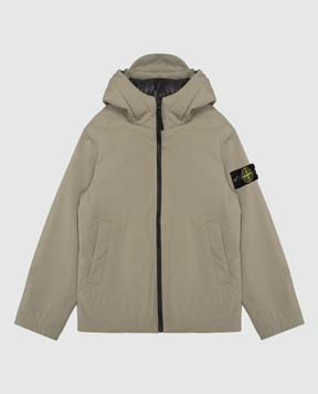 Stone Island Детская куртка цвета хаки с патчем L2S164100007S0A2714
