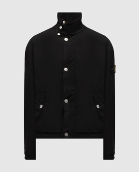 Stone Island Чорна куртка з логотипом K2S15Q100015S0042