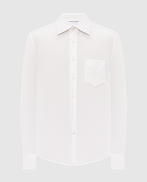 Brunello Cucinelli Белая рубашка в узор MY6370621