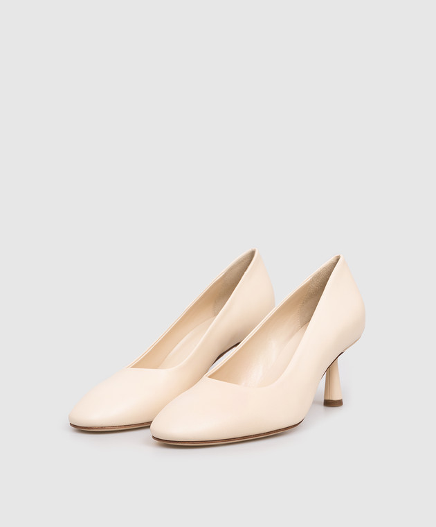 Aeyde Бежеві шкіряні туфлі Giotta PUBESR65CI158SS25100007 зображення 2