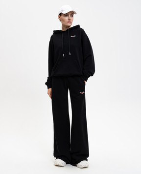 Off-White Черные спортивные штаны 2CH022F25FLE001