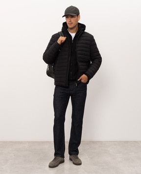 Trussardi Черная утепленная спортивная куртка G8508000256NMF518F09