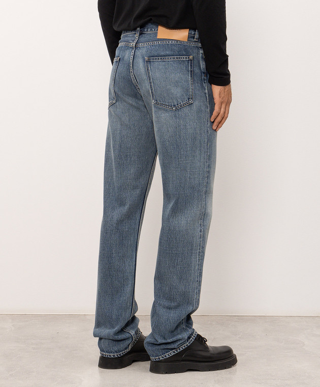 JW Anderson Синие джинсы с эффектом потертости DT0117PG1852 изображение 4