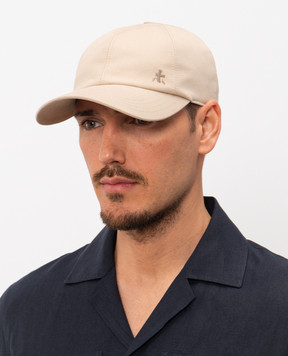 Premiata Бежевая кепка с вышивкой эмблемы BALL27