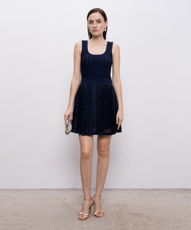 Simkhai Синее платье с кружевом 2261251PK изображение 2