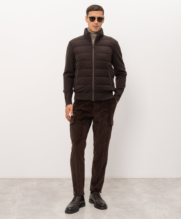 Mackage Коричнева комбінована куртка HANEY-CITY HANEYCITYZZ зображення 2